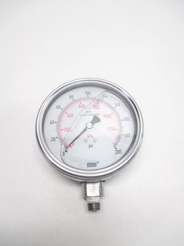 Ashcroft 0-200psi 1/4 in npt pressure gauge d482397 for sale