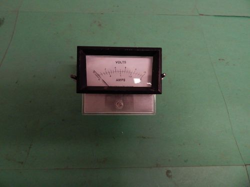 Hoyt Meter 0-10 Volts 0-2 Amps Panel Meter