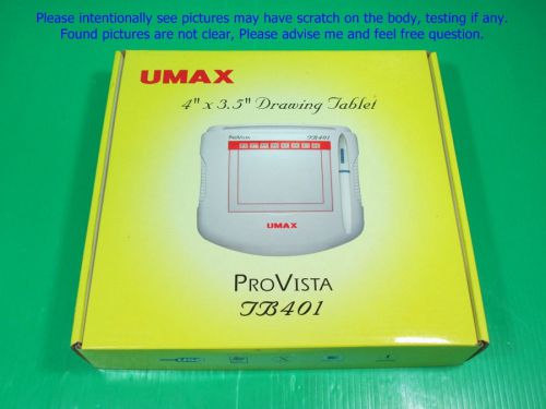 Umax tb-401 provista, usb drawing tablet. for sale