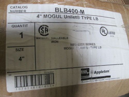 APPLETON BLB400-M MOGUL UNILET TYPE LB *NEW IN A BOX*