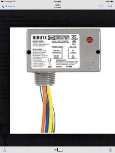 RIBU1C Functional Devices 24V/120V Relay in a Box