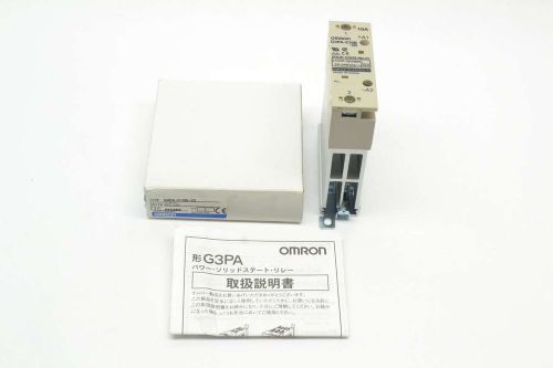NEW OMRON G3PA-210B-VD SOLID STATE 5-24V-DC 24-240V-AC 10A AMP RELAY B425819