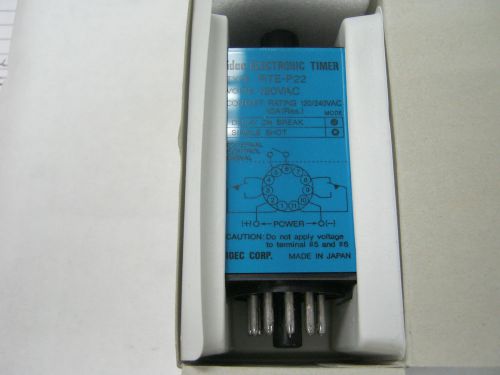Idec timer p/n rte-p22, 120 volt for sale