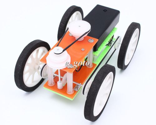 Belt Drive Car 3 Speeds Hobby Robot Educational DIY Kit IQ Gadget Halloween Gift