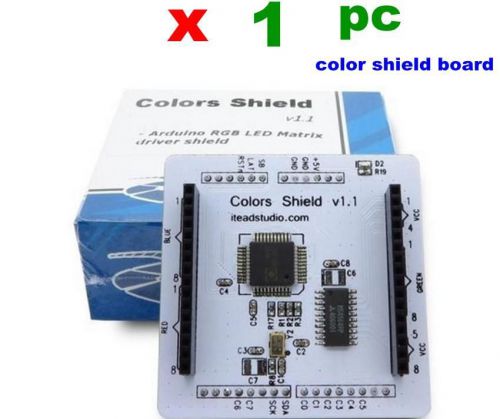 1setx SN-Compatible Full-color RGB LED Matrix Driver Colors Shield Arduino