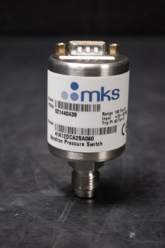 MKS Instruments 41A12DCA2BA060 Baratron Pressure Switch (100 Torr)