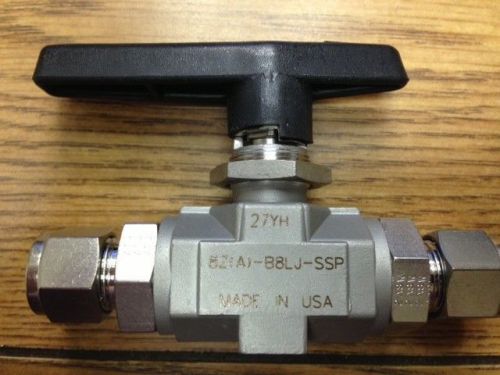 Parker ball valves 8z(a)-b8lj-ssp,  1/2  inch for sale