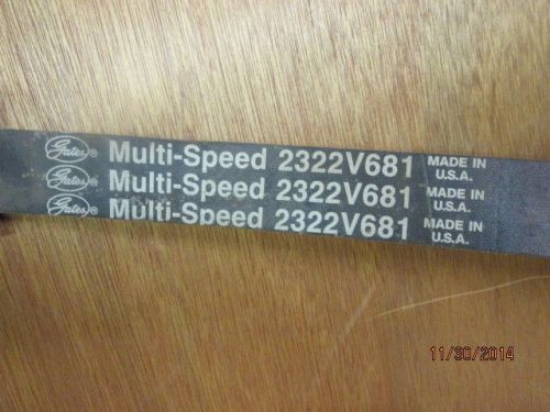 Gates Multi-Speed Belt 2322V681