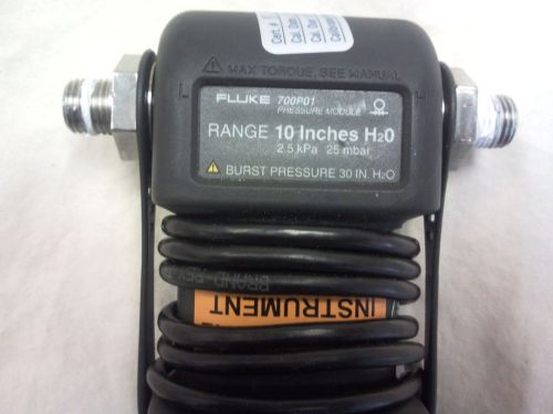 Fluke 700p01 pressure module: 10 in h2o for sale