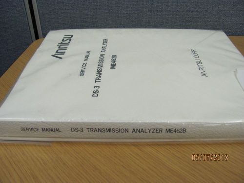 ANRITSU MODEL DS-3 ME462B:Transmission Analyzer - Service Manual schems #16819