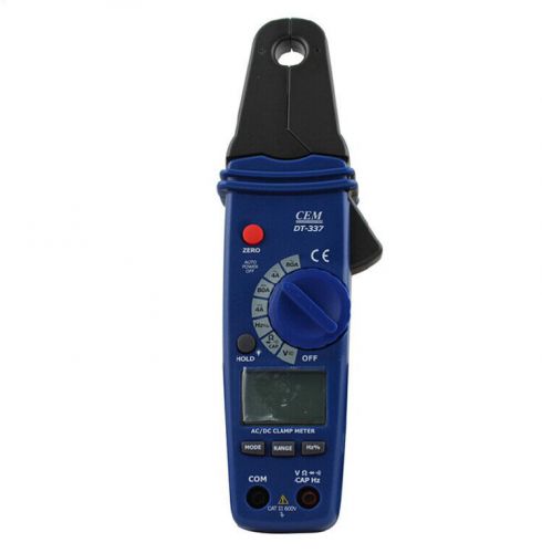 1pcsnew cem dt-337 mini ac/dc digital clamp meter tester multimeter cat iii 600v for sale