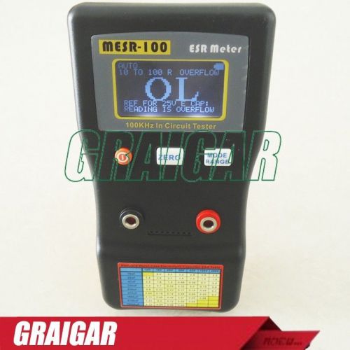 Mesr-100 autoranging esr capacitor /low ohm in circuit tester capacitor meter for sale