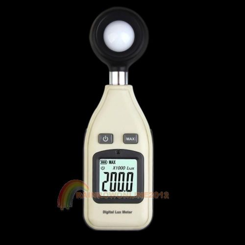 GM1010 Digital 200000 Lux Meter High Accuracy Light Illumination Photometer R1BO