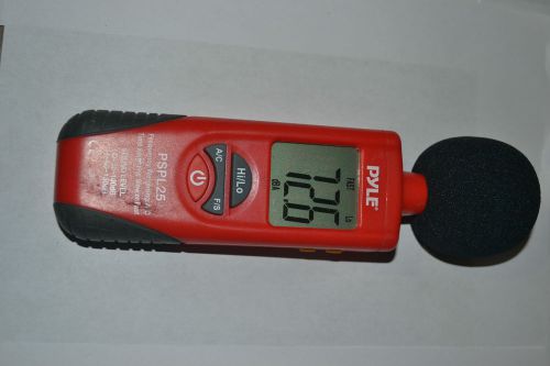 PYLE PSPL25 Sound Level Meter with High &amp; low Frequency Testing
