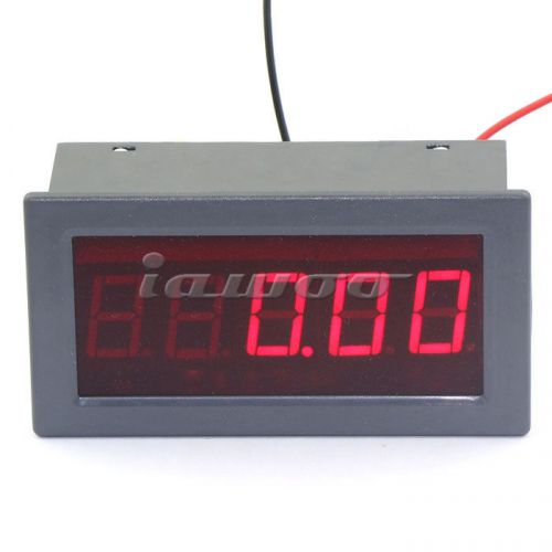 Red led 5 digit voltage detector voltmeter 0-200mv dc volt meter digital display for sale