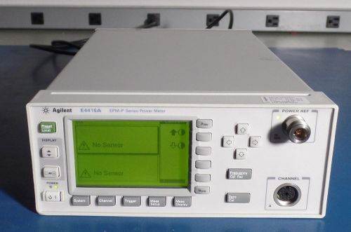 HP Agilent E4416A EPM-P series power meter dual channel Calibration Due 04/23/16