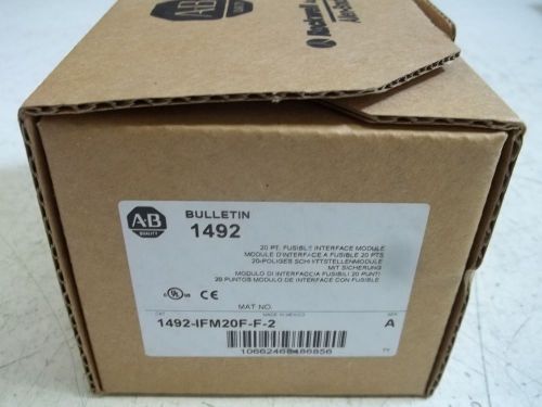 ALLEN BRADLEY 1492-IFM20F-F-2 20 POINT FUSIBLE INTERFACE MODULE *NEW IN A BOX*
