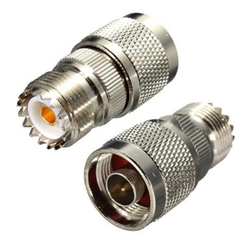 N male plug to uhf female jack rf adapter connector new for sale