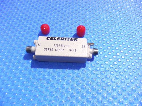 Broadband 6 to 12 ghz power amplifier celeritek sma gain 18db p1db 23dbm x-band for sale