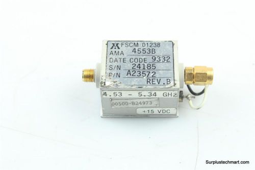 Aydin 00500-b24973 rf amplifier assembly ama 4553b p/n:a23572 rev.b 4.53-5.34ghz for sale