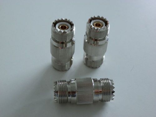 UHF Female to UHF Female SO-239 to SO239 In Serie RF Coaxial Connectors Adapter