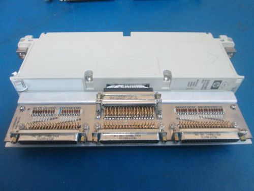Lot of 2 hp agilent 34501bt 32-channel armature relay mux terminal used for sale