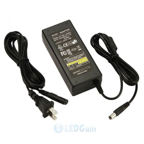 Power Supply AC to DC Adapter 12V 3A 5.5mm*2.1mm for 3528 5050 LED Strip light
