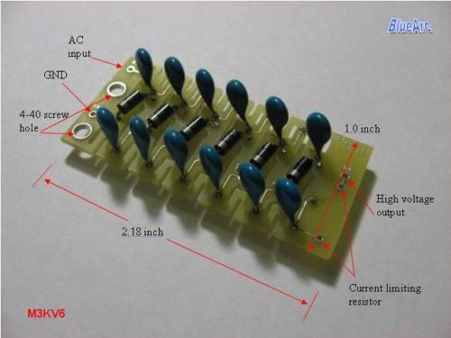 M3KV6 negative high voltage DC power supply multiplier