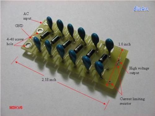 M3kv6 negative high voltage dc power supply multiplier for sale