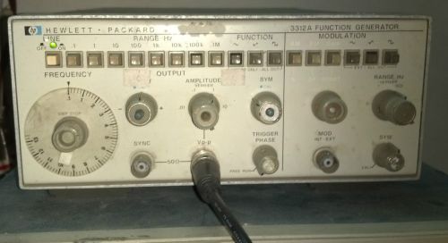 AGILENT HP 3312A 13 MHZ FUNCTION GENERATOR / Working