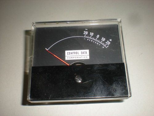 Control Data Corporation Model 18435600-D Meter