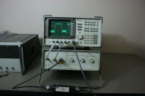 Hp agilent 8560e spectrum analyzer &amp; hp 85640a tracking generator, calibrated! for sale