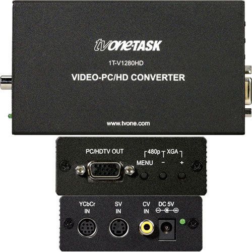 Av toolbox 1t-v1280hd video to analog pc/hd up converter scaler for sale