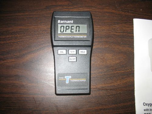 Barnant thermocouple thermometer type t   model 600-1020 for sale