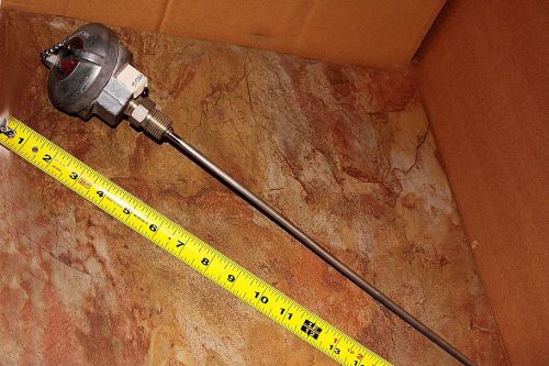 Pyromation 16&#034; rtd thermocouple  1/2&#034; npt      **warranty for sale