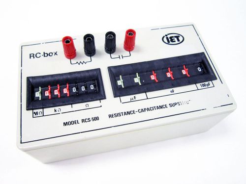 Iet labs rcs-500 decade box resistance capacitance substituter 13 decades for sale