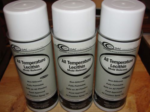 3 Cans of All Temperature Lecithin Mold Release