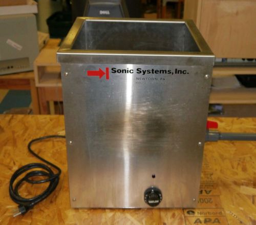 Sonic systems ultrasonic cleaner 7.5 gal / 28 liter 40khz 600w 120v for sale