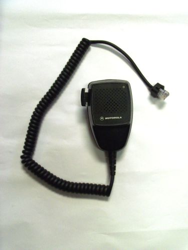 Motorola black palm microphone w/ led model # hmn3008a rj45 connector used for sale