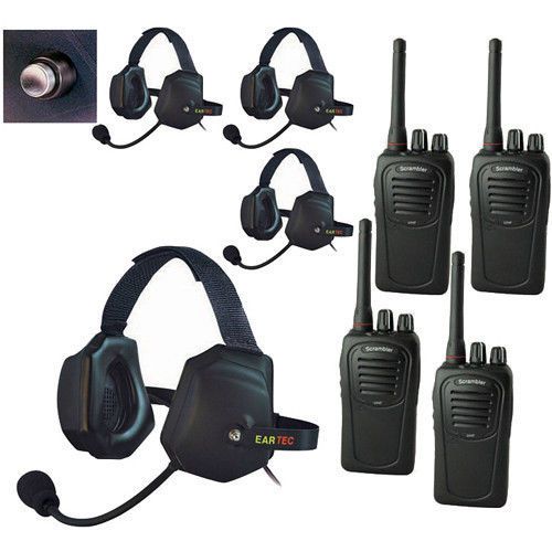 SC-1000 Radio  Eartec 4-User Two-Way Radio XTreme Shell Mount PTT XTSC4000SH