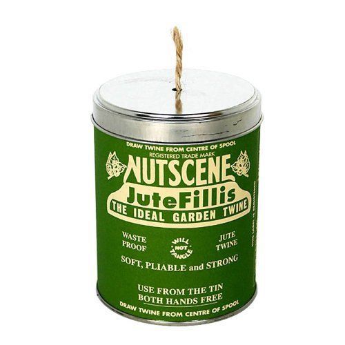 Bosmere K815N Nutscene Tin of Twine  3-Ply  492-Feet  Natural