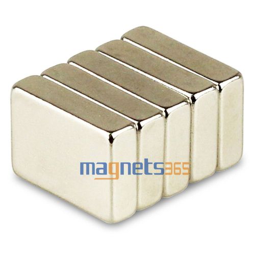 5pcs N35 Super Strong Block Cuboid Rare Earth Neodymium Magnets F17 x 12 x 5mm