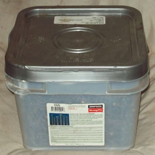**simpson 304 stainless steel shake &amp; shingle nails*22 lbs*0.083x1 1/2&#034;*mib*nr** for sale