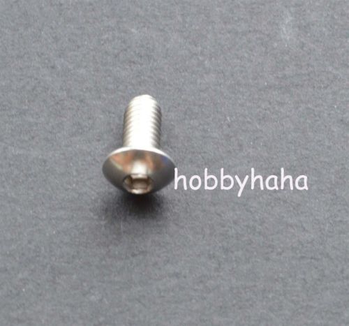 50pcs new  metric thread m5*10 stainless steel button head allen screws bolts for sale