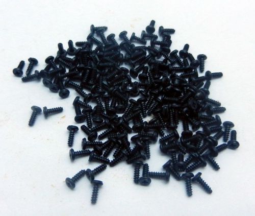 New 100 pcs m1.4*4 screw self-tapping screw cross head screw screws black for sale