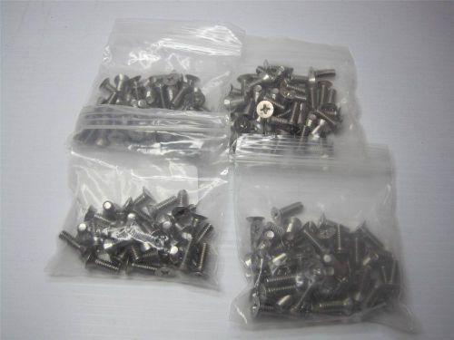 8105 lot(182) 6mm x 3/4&#034; countersink phillip head screws free shipping conti usa for sale