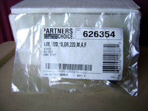 Partners choice 626354 intertherm nordyne miller tappan furnace limit switch for sale