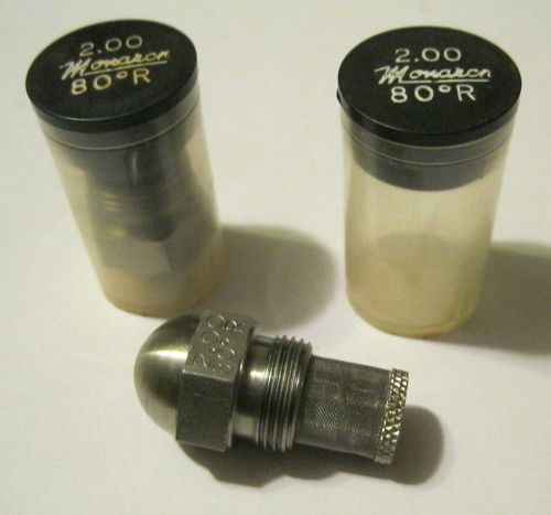 2 MONARCH 2.00 / 80 R OIL BURNER NOZZLES for Heater Furnace