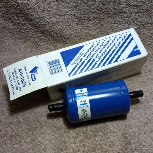 Liquid line filter drier 163s 3/8 solder 16 cu. in. for r12. r22. r502.  ah-163s for sale