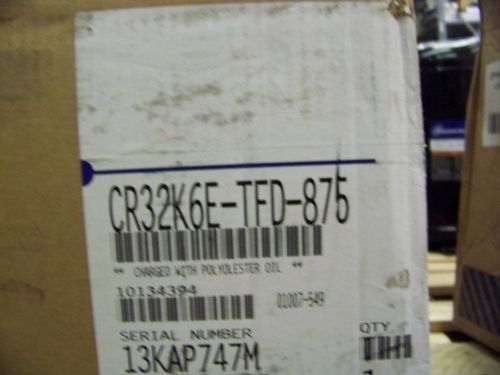 Copeland scroll compressor 460 v 60 hz 3 phase r22 model # cr32k6e-tfd-875 for sale